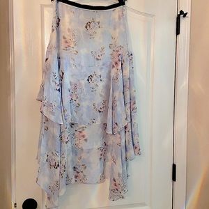 LoveShackFancy Alex Water Petals Skirt